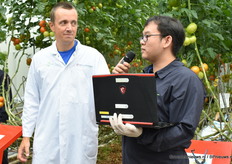 Tijdens de vlucht werd de het team Ciiba geïnterviewd door één van de juryleden.